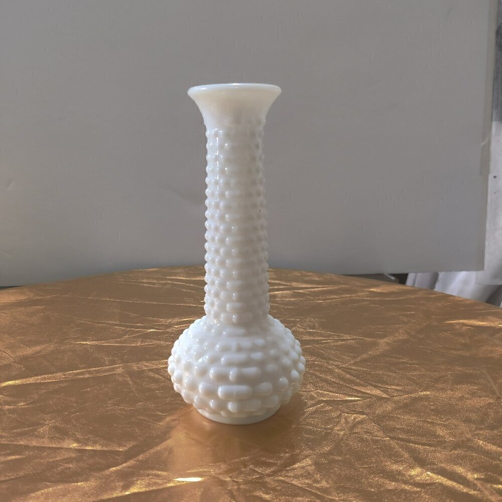 E.O. Brody, White Milkglass Vase in Great condition. 8" Tall, 4" Widest. 1958